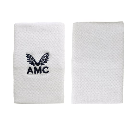 Castore Logo White Wristbands - Image 1