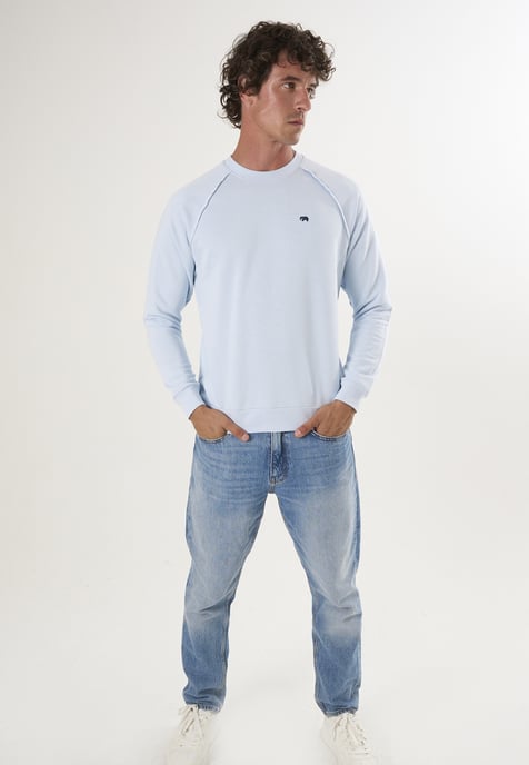Sweatshirt Crew Neck Basic Sweatshirt - Image 2