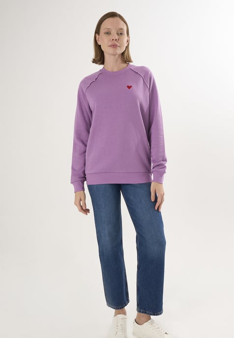 Sweatshirt Basic Crew Neck Sweatshirt - Image 2