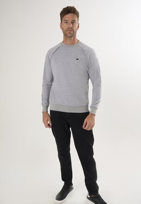 Sweatshirt Crew Neck Basic Sweatshirt - Image 2