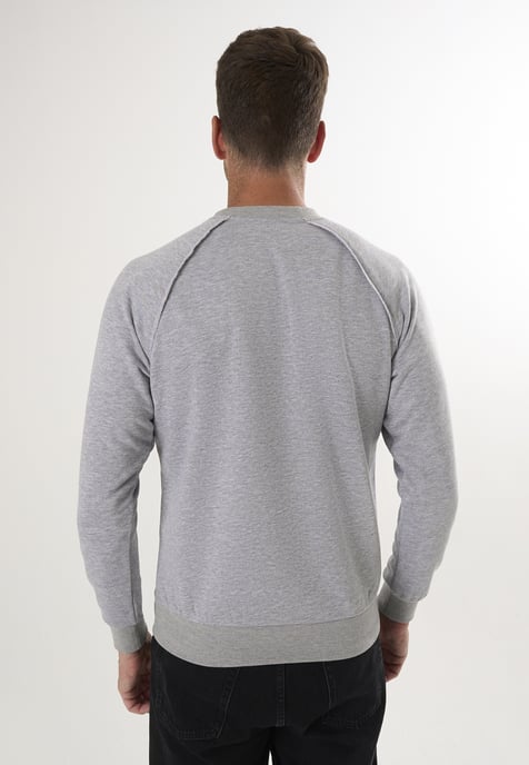 Sweatshirt Crew Neck Basic Sweatshirt - Image 4