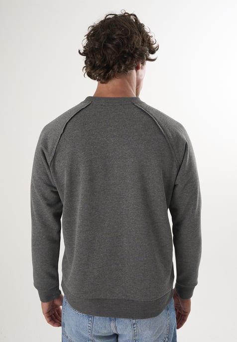 Sweatshirt Crew Neck Basic Sweatshirt - Image 4
