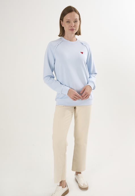 Sweatshirt Basic Crew Neck Sweatshirt - Image 2