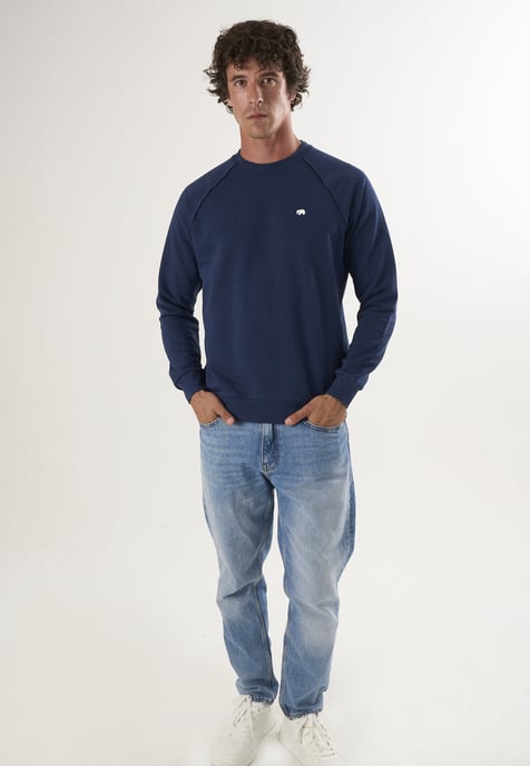 Sweatshirt Crew Neck Basic Sweatshirt - Image 2