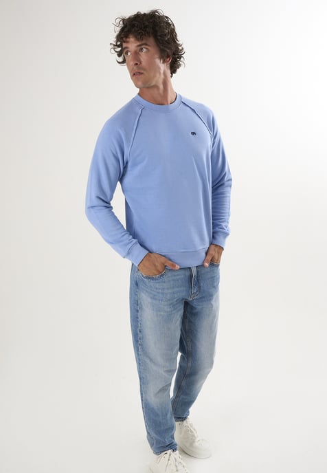 Sweatshirt Crew Neck Basic Sweatshirt - Image 2