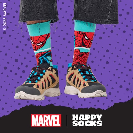 Mens Marvel Web-Slinger Novelty Socks | Gift Idea - Image 4