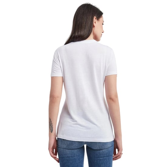 Armani Exchange Kvinnor/Damer Face T-Shirt (Vit) - Image 5