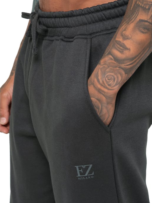 Enzo Milano | Mens Open Hem Jogger - Image 4