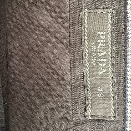 Prada Straight Leg Pants in Grey Wool - Image 3