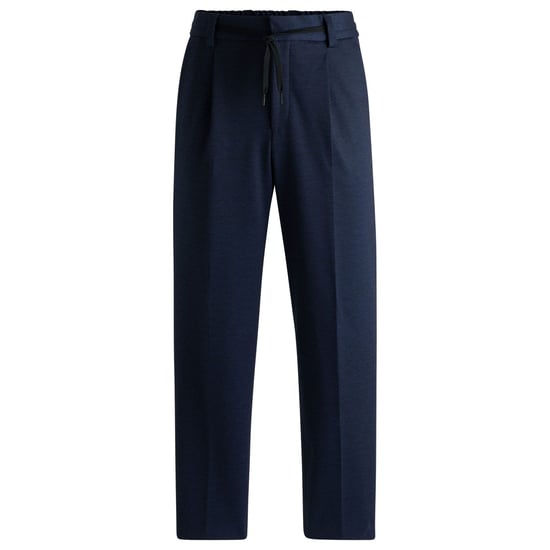 Men's Hugo Gos241F1J Trousers in Dark Blue - Image 4