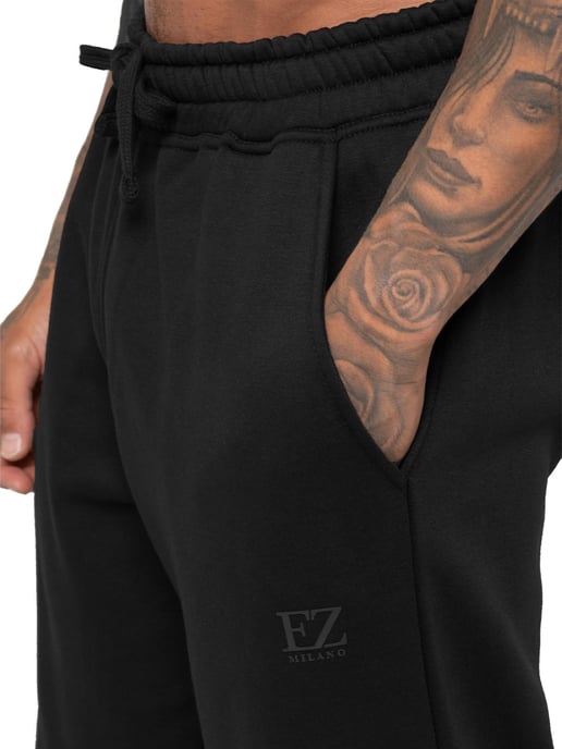Enzo Milano | Heren Half Zip Sweatshirt Trainingspak Set - Image 6