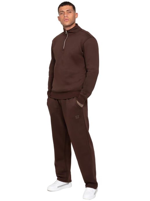 Enzo Milano | Herr Halvdraget Sweatshirt Träningsset - Image 1
