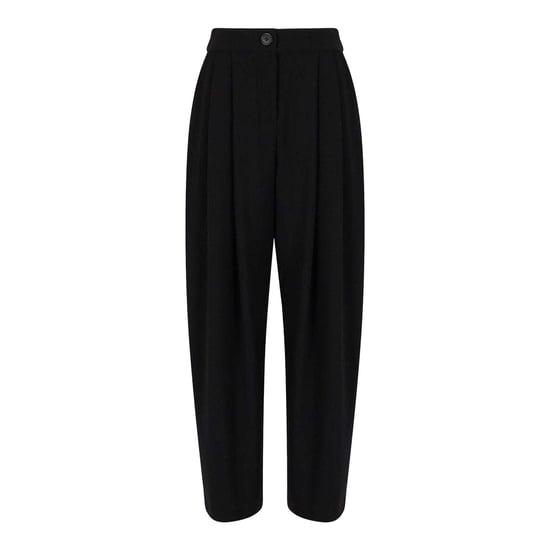 Armani Exchange Kvinnor/Damer plisserade byxor (Svart) - Image 1