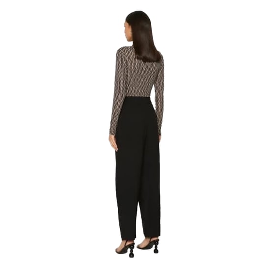 Armani Exchange Kvinnor/Damer plisserade byxor (Svart) - Image 2