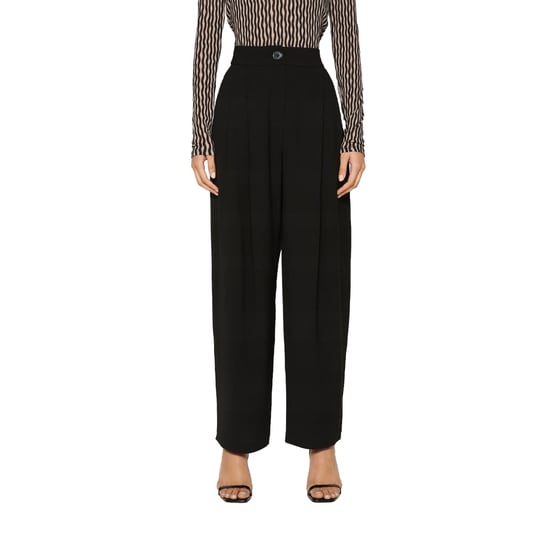 Armani Exchange Kvinnor/Damer plisserade byxor (Svart) - Image 3