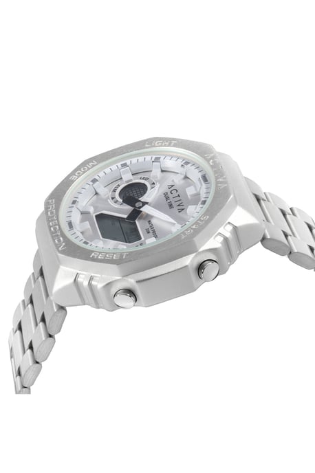 Activa x Invicta Digital ACWM423-002 Heren Horloge - Quartz Uurwerk - met zilveren Wijzerplaat - 45mm - Image 3
