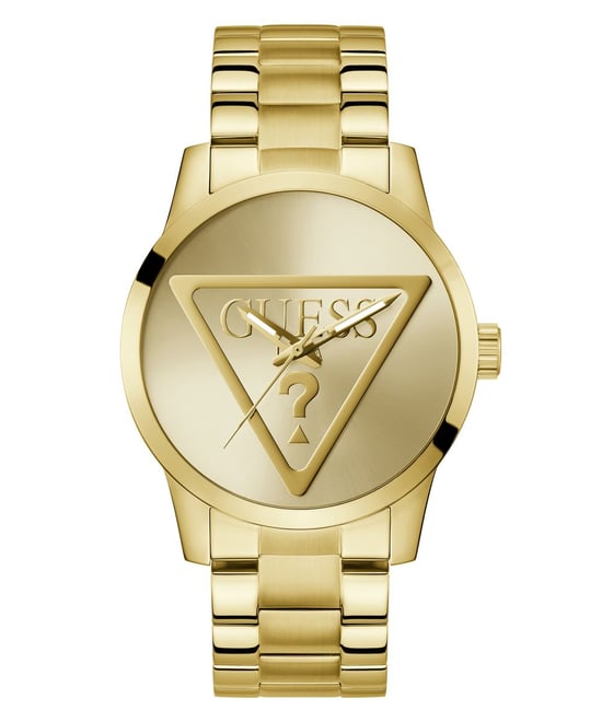 Guess Badge Heren Horloge Goudkleurig GW0782G1 - Image 1