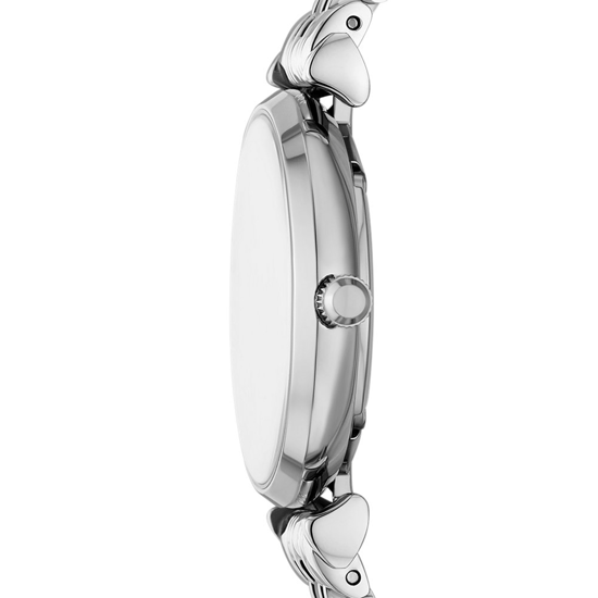 Emporio Armani Gianni T-bar Dames Zilveren Horloge AR11701 - Image 2