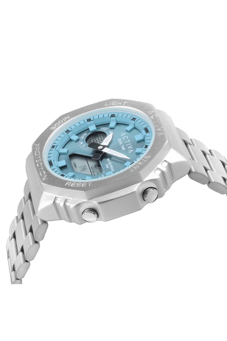 Activa x Invicta Digital ACWM423-003 Heren Horloge - Quartz Uurwerk -  met blauwe Wijzerplaat - 45mm - Image 3