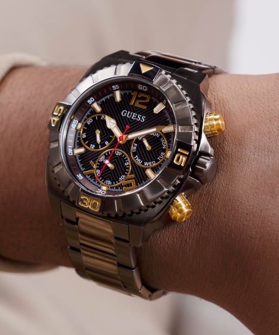 Guess Traction Heren Gun Horloge GW0800G2 - Image 6