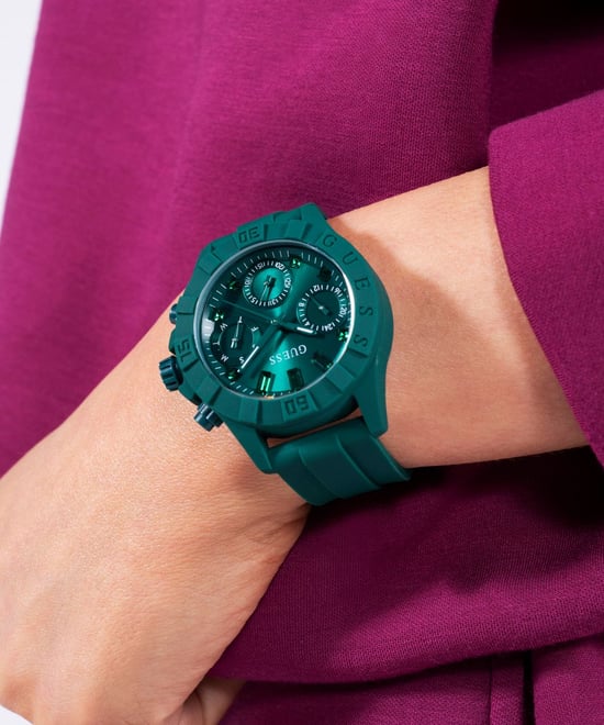 Guess Sportstar Dames Groen Horloge GW0775L3 - Image 6