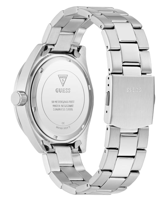Guess Letterman Men's Silver Watch GW0904G1 - Image 4