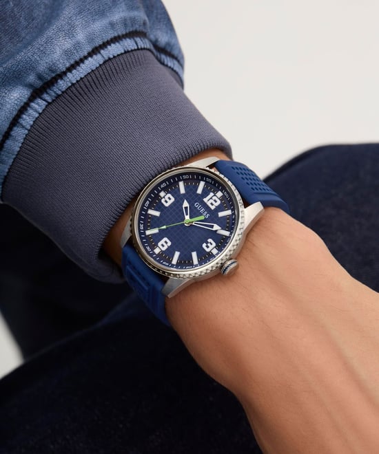 Guess Varsity G Heren Blauwe Horloge GW0890G1 - Image 6