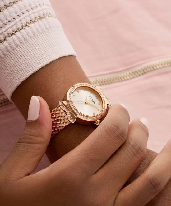 Guess Zeemeermin Dames Horloge Roségoud GW0866L3 - Image 5