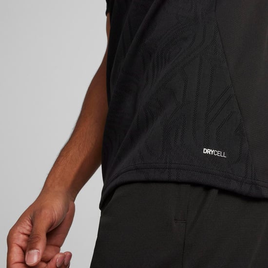 Men's Puma TeamFINAL Training Jersy in Black - Image 4