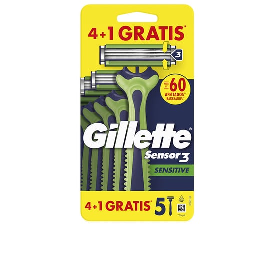 Gillette Sensor3 Sensitive Wegwerp Scheermesjes 5 Stuks - Image 1