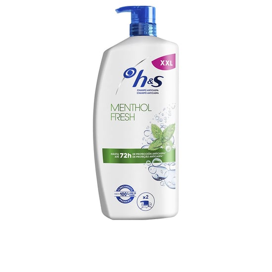 H&s Menthol Fresh Anti-roos Shampoo Dispenser 1000 ml - Image 1