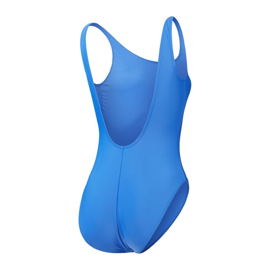 Women's Speedo Logo Deep U-Back 1 Piece Swimsuit in Blue - Image 2