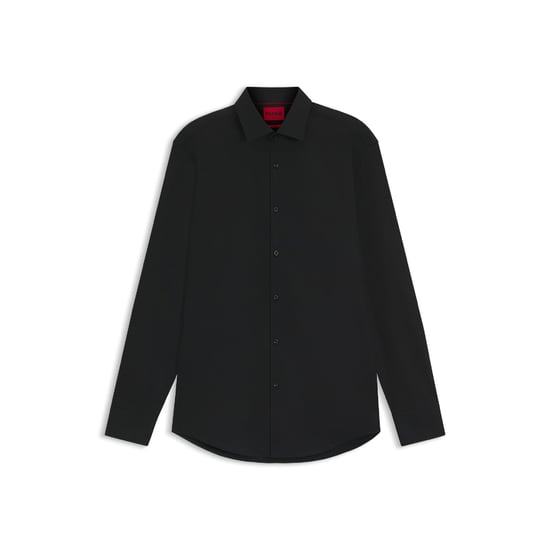 Men's Hugo Kenno Slim-Fit Shirt in Black - Image 1