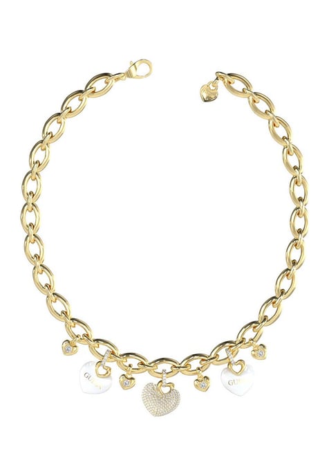 Guess UBN05203YGWH Ladies Crazy In Love Necklace - Image 1