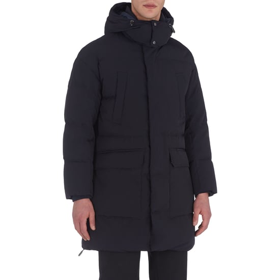 Men's Emporio Armani Down Jacket in Navy - Image 2