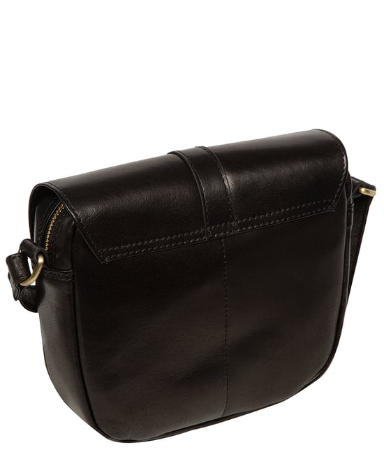 'Massima' Conker Brown Leather Cross Body Bag - Image 2