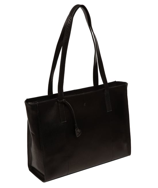 'Lavinia' Black Leather Cross Body Bag - Image 3