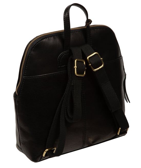 'Chiara' Black Leather Cross Body Bag - Image 2