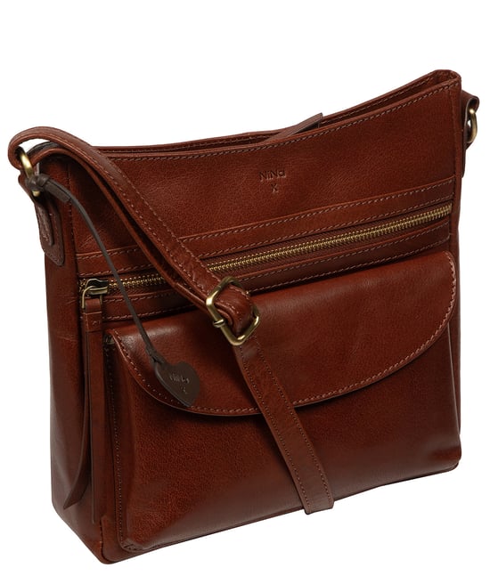 'Fabiana' Black Leather Backpack - Image 4
