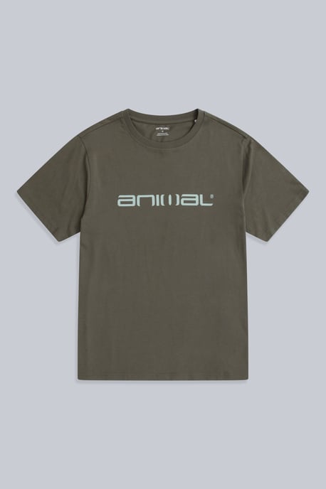 'Classico' Men's Cotton T-Shirt Short Sleeve Breathable Casual Summer Tee Khaki - Image 6