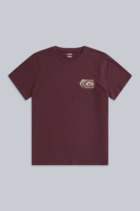 'Jacob' Men's Cotton T-Shirt Comfy Beach Summer Casual Tee Purple - Image 5