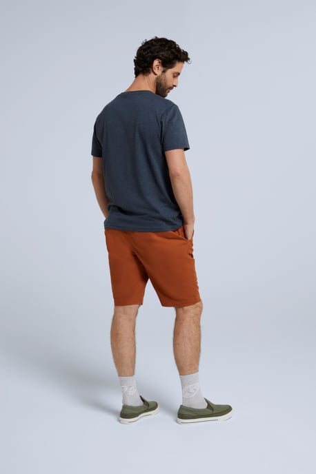'Jacob' Men's Cotton T-Shirt Comfy Beach Summer Casual Tee Navy - Image 4