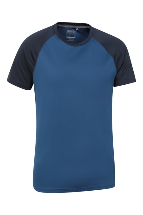 'Endurance' Men's T-Shirt Breathable Quick Dry UPF50 Sun Protection Tee Blue/Navy - Image 6