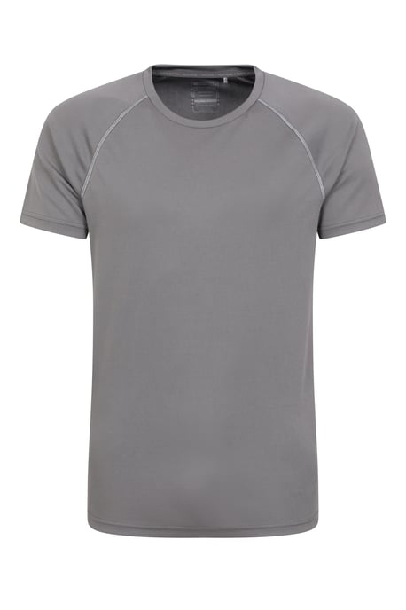 'Endurance' Men's T-Shirt Breathable Quick Dry UPF50 Sun Protection Tee Dark Grey - Image 6