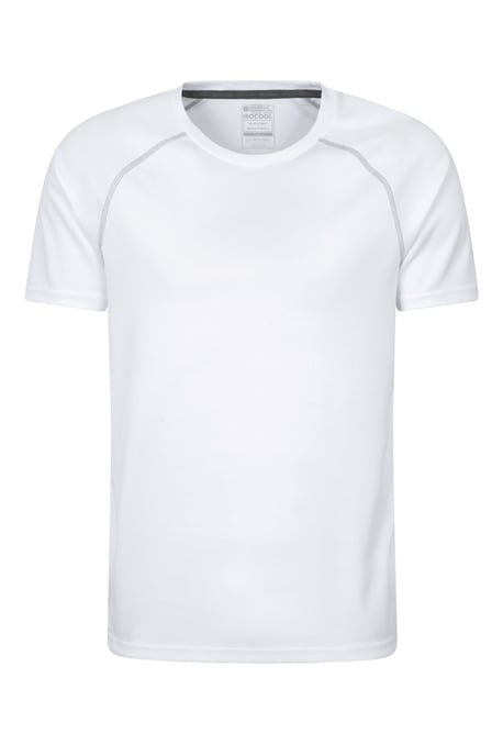 'Endurance' Men's T-Shirt Breathable Quick Dry UPF50 Sun Protection Tee White - Image 5