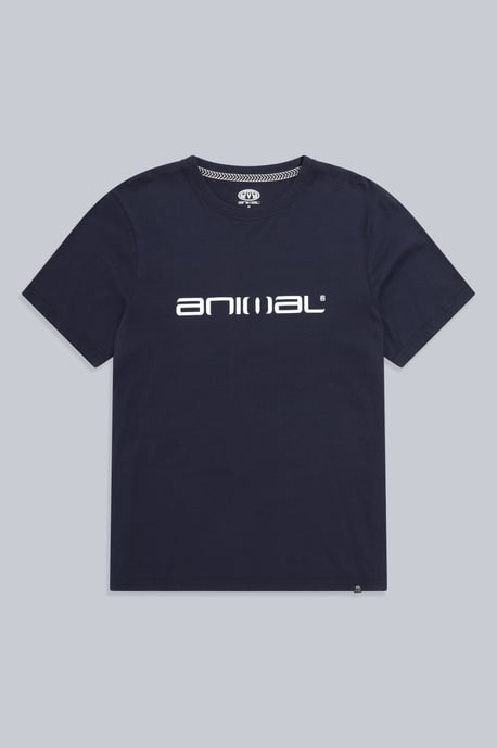 'Classico' Men's Cotton T-Shirt Short Sleeve Breathable Casual Summer Tee Navy - Image 6