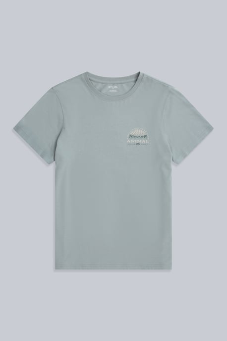 'Jacob' Men's Cotton T-Shirt Comfy Beach Summer Casual Tee Teal - Image 6