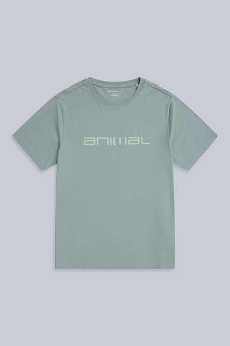 'Classico' Men's Cotton T-Shirt Short Sleeve Breathable Casual Summer Tee Light Blue - Image 5