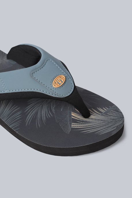 'Jekyl' Men's Flip Flops with Soft Padded Upper straps Slip-on Beach Sandals Outdoors Forest Green - Image 4