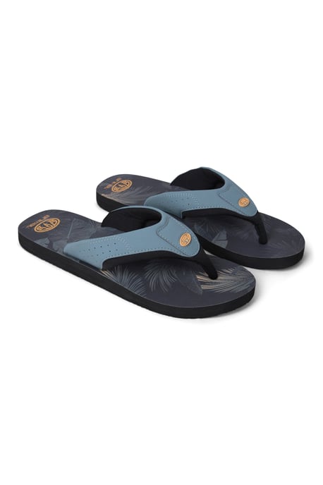 'Jekyl' Men's Flip Flops with Soft Padded Upper straps Slip-on Beach Sandals Outdoors Forest Green - Image 6